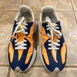 New Balance Orange and Navy Sneakers